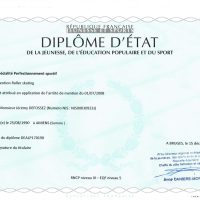 Diplome DEJEPS